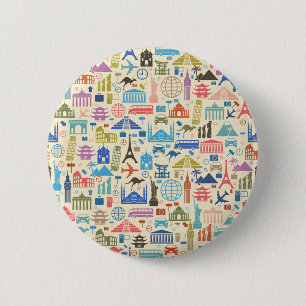 Weltreise Button