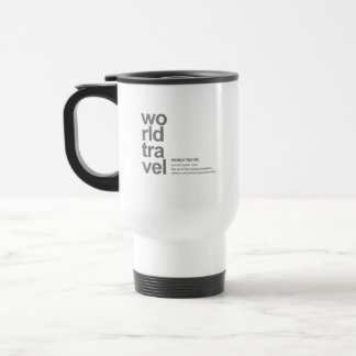WELTREISE DEFINITION Modern Minimalistisch Reisebecher