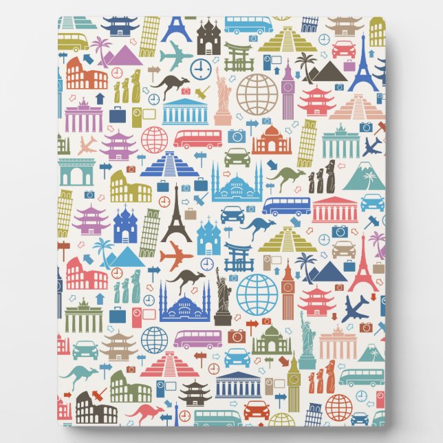 Weltreise Fotoplatte (Vorderseite)