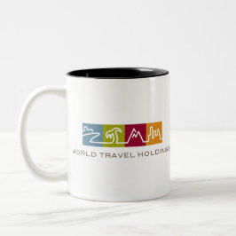 Weltreise-Holdings Zweifarbige Tasse