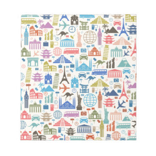 Weltreise Notizblock