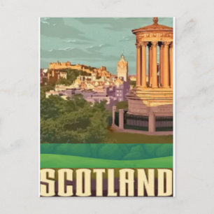 Weltreise-Postkarte SCHOTTLAND Postkarte