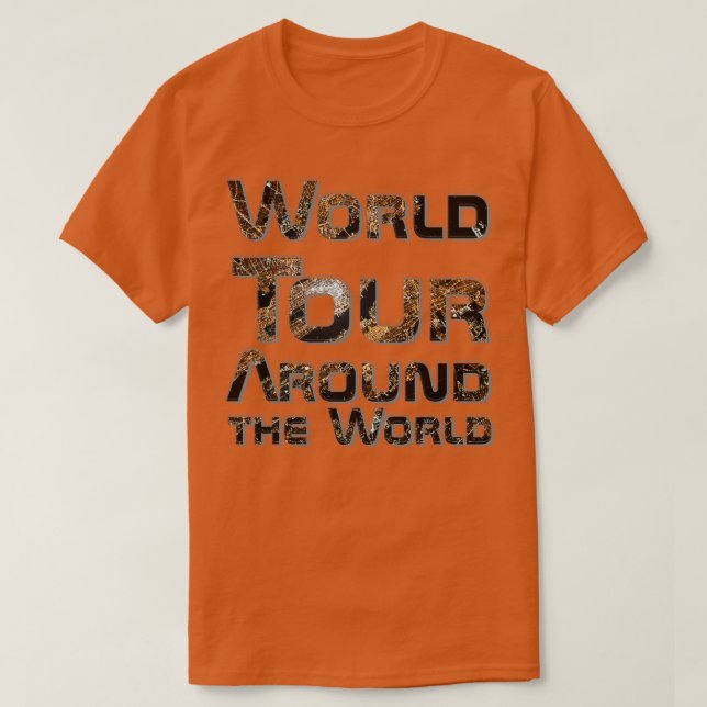 Weltreise T-Shirt (Design vorne)