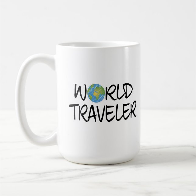 Weltreisende Kaffeetasse (Links)