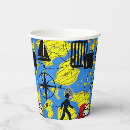 Weltreisende Pappbecher