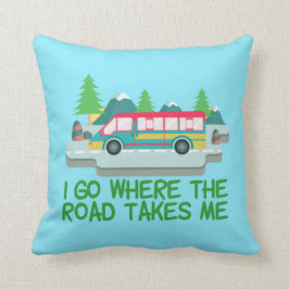 Weltreisende RV Camper Road Kissen
