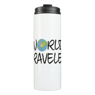 Weltreisende Thermosbecher