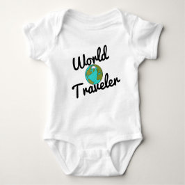 Weltreisender Baby Strampler
