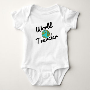 Weltreisender Baby Strampler