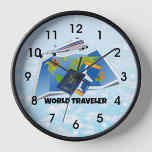 Weltreisender Uhr