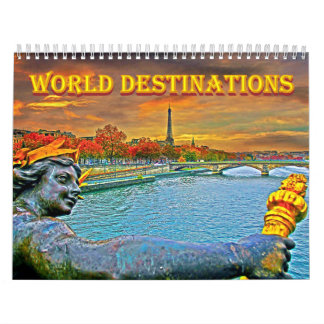 Weltreiseziele Kalender
