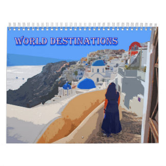 Weltreiseziele Kalender