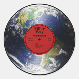 Weltrekord - Aufkleber