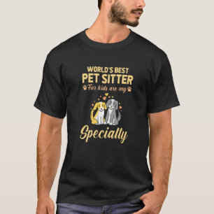 Weltrekord für die besten Pet Sitter Pelze Kinder T-Shirt