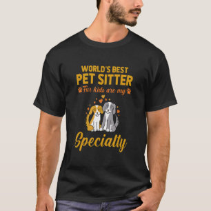Weltrekord für die besten Pet Sitter Pelze Kinder T-Shirt