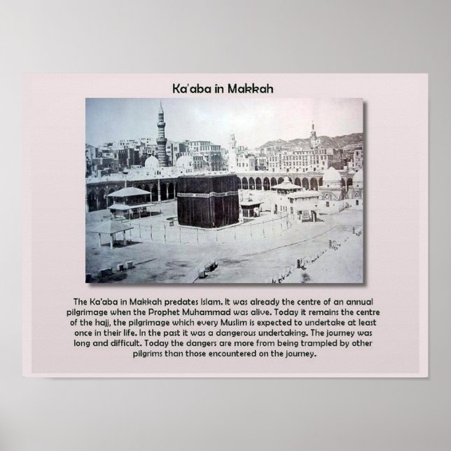 Weltreligionen, Islam, Ka'aba, Makkah Poster (Vorne)