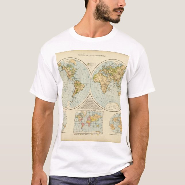 Welts-Karte 32 T-Shirt (Vorderseite)