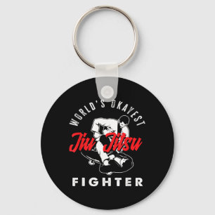 Welts Okayester Jiu Jitsu Kämpfer Martial Arts Schlüsselanhänger