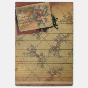 Welts-Sankt-Ferienzeit-klebriger Notizblock