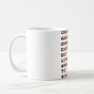 WELTSCHOKOLADENTAG AKROSTISCHE SCHOKOLADENLIEBER KAFFEETASSE
