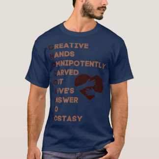 WELTSCHOKOLADENTAG AKROSTISCHE SCHOKOLADENLIEBER T-Shirt