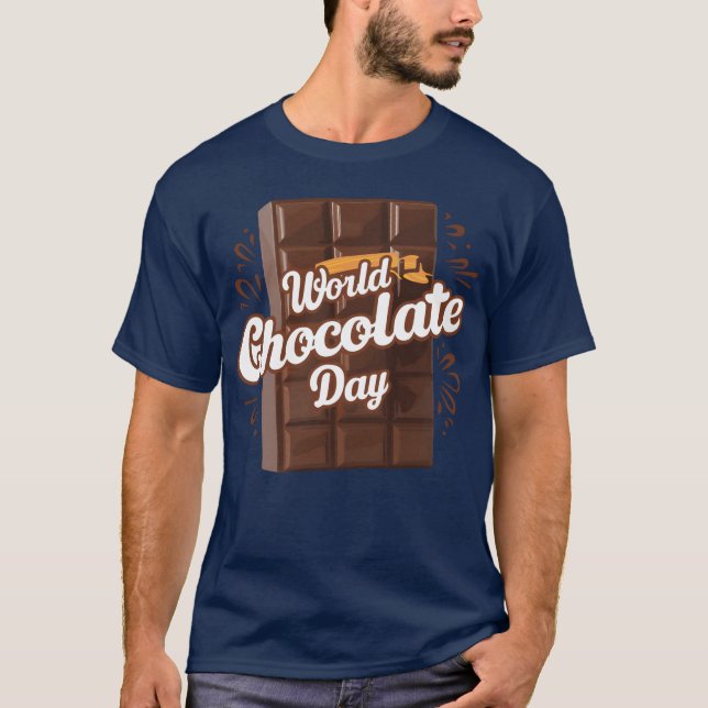 Weltschokoladentag Freunde T-Shirt (Vorderseite)