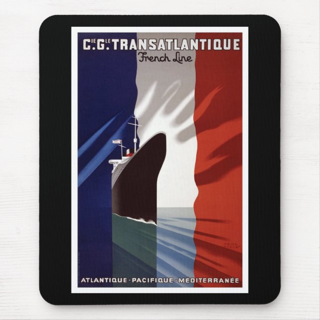 Weltskreuzfahrt mousepad (Vorne)