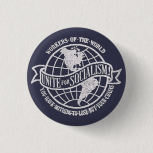 Weltsozialistisches Party des Staat-Abzeichens Button