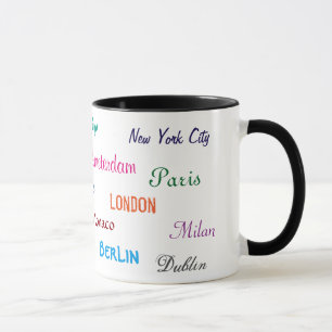 Weltstadt-Tasse Tasse