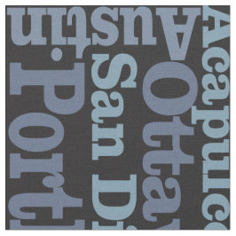 Weltstadtgewebe Stoff