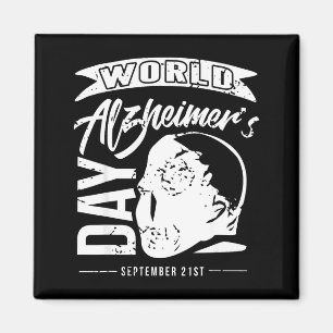 Welttag der Alzheimer-Krankheit Gedächtnisunterstü Magnet