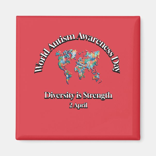 Welttag der Aufklärung über Autismus. Diversity St Magnet (Vorne)
