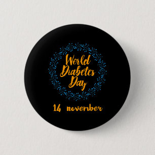 Welttag der Diabetes Button