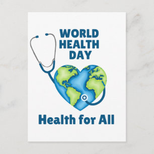 Welttag der Gesundheit Gesundheit für alle Postkarte