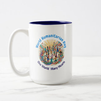 Welttag der Humanitären Hilfe | Menschlichkeit und Zweifarbige Tasse