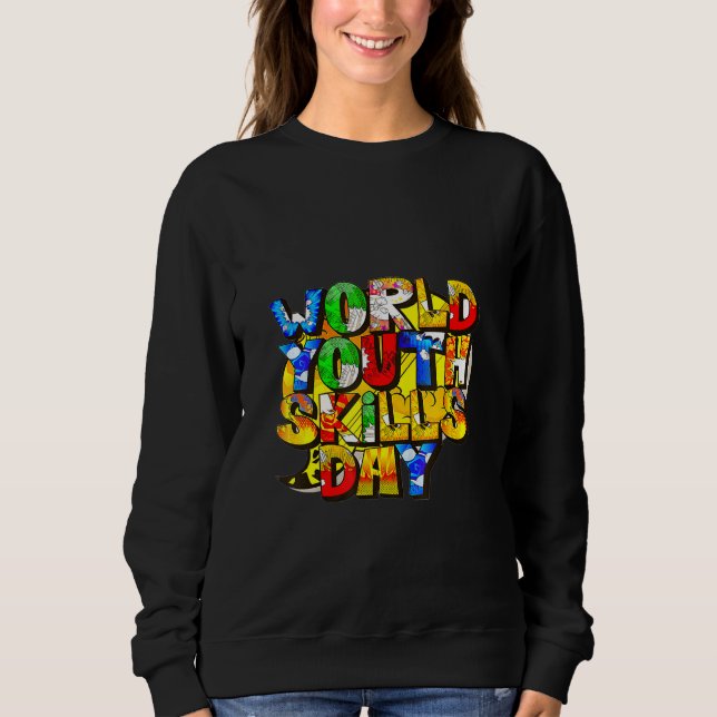 Welttag der Jugend für Kinder Sweatshirt (Vorderseite)