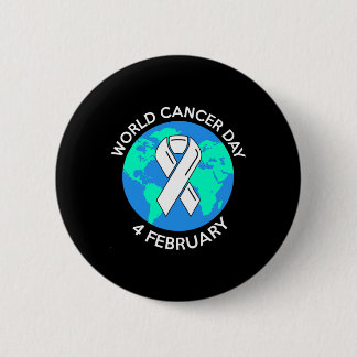 Welttag der Krebserkrankung 4. Februar 3 Button