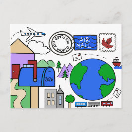 Welttag der Postkarte 2026 (Verkehr)