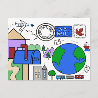 Welttag der Postkarte 2026 (Verkehr)