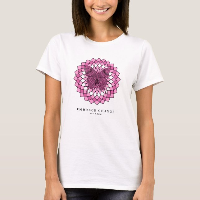 Welttag der Tiere - Schmetterling des Wandels T-Shirt (Vorderseite)