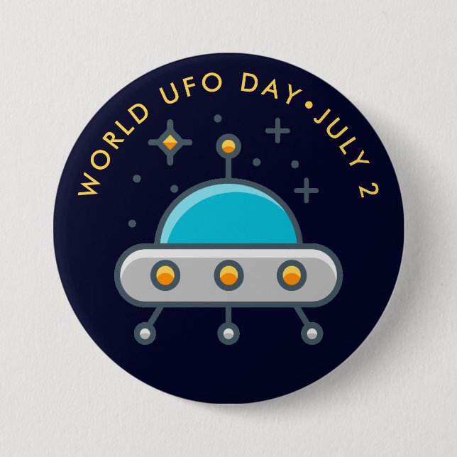 Welttag der UFO Button (Vorderseite)