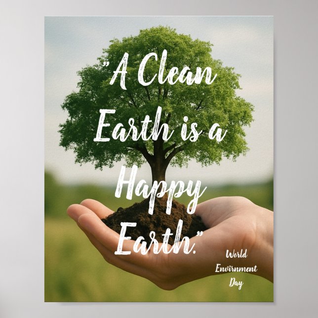 Welttag der Umwelt Poster (Vorne)