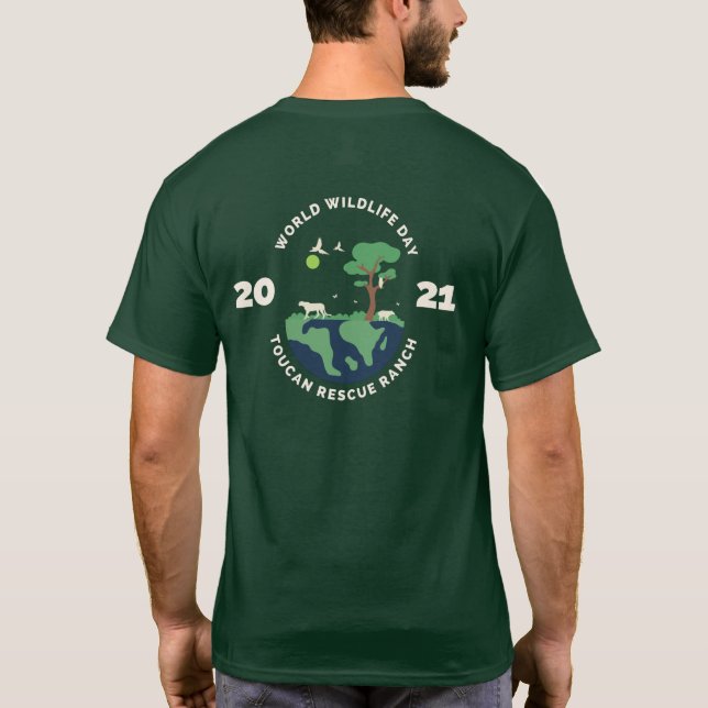 Welttag der Wildtiere 2021 T-Shirt (Rückseite)