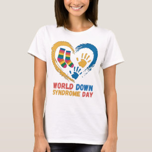 Welttag des Down-Syndroms Bewusstsein Familie Unte T-Shirt