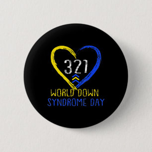 Welttag des Down-Syndroms Liebe 3 Button