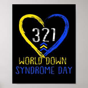 Welttag des Down-Syndroms Liebe 3  Poster