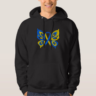 Welttag des Down-Syndroms Schmetterling Hoodie