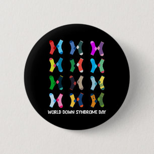 Welttag des Down-Syndroms Socken Wdsd Button