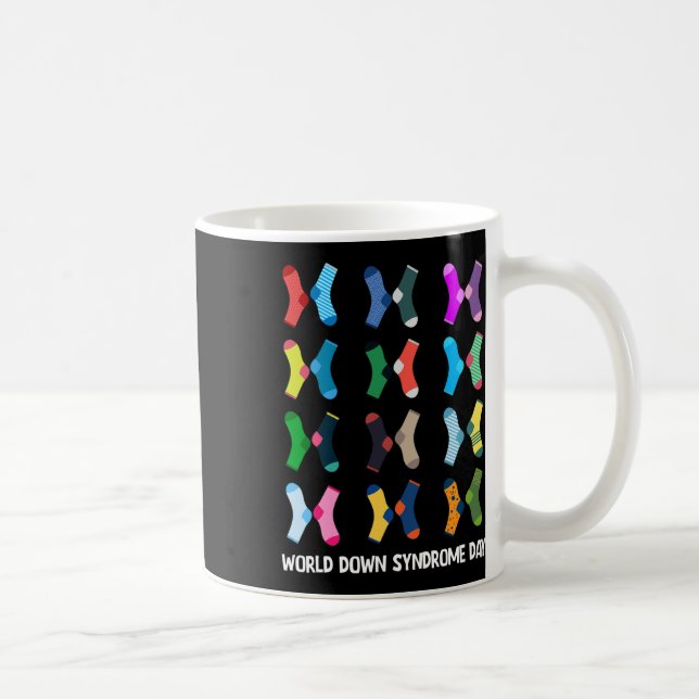 Welttag des Down-Syndroms Socken Wdsd  Kaffeetasse (Rechts)