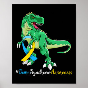 Welttag des Down-Syndroms, um gegen Krebsideen Dow Poster